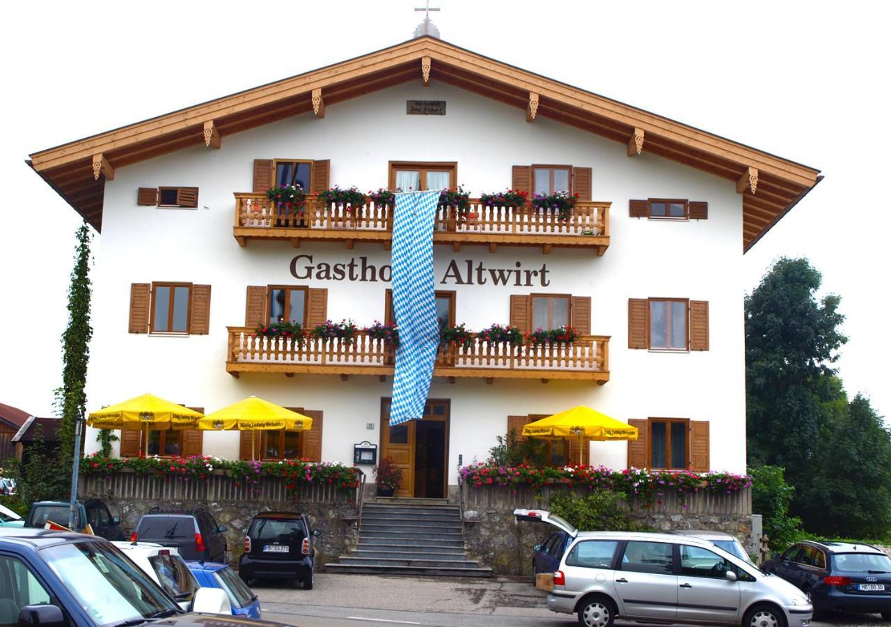 Gasthof Pension Altwirt Sachsenkam Exteriér fotografie